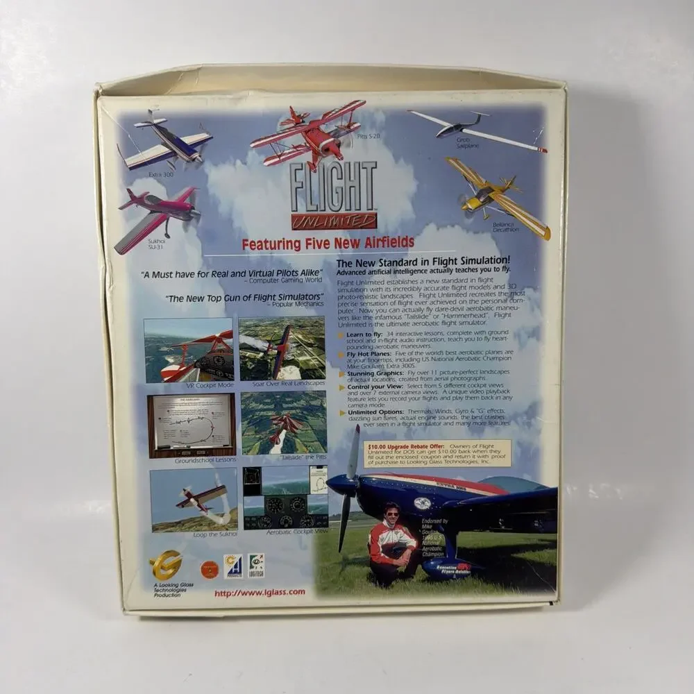 Flight Unlimited (PC, 1995) Computer Game